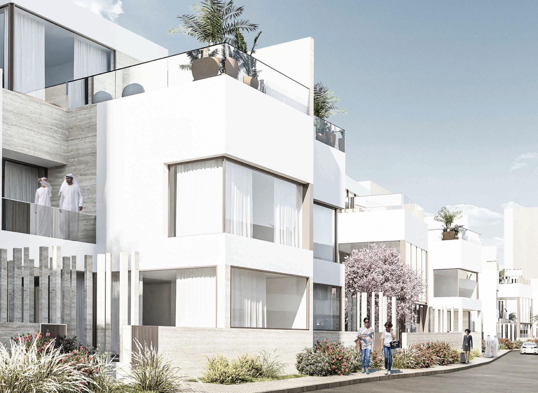 Villa residence with private terrace