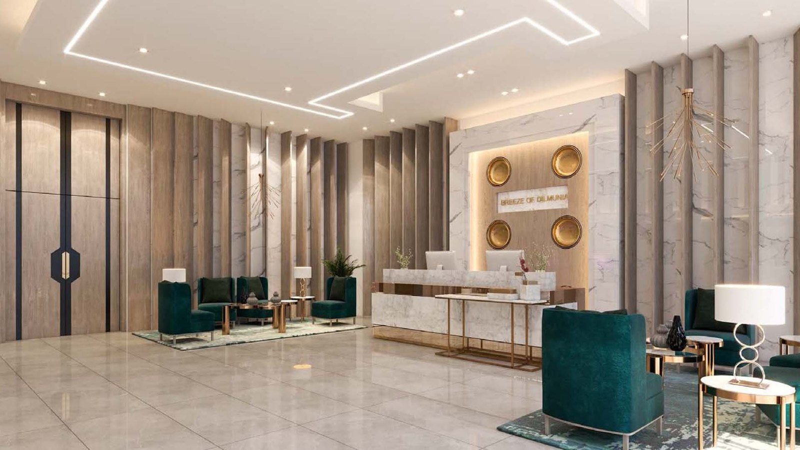 Breeze of Dilmunia reception lobby