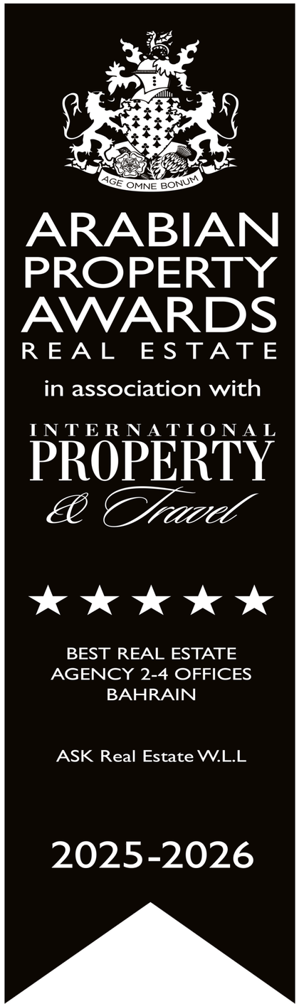 Arabian Property Awards 2025-2026, Best Real Estate Agency 2-4 Offices Bahrain, ASK Real Estate