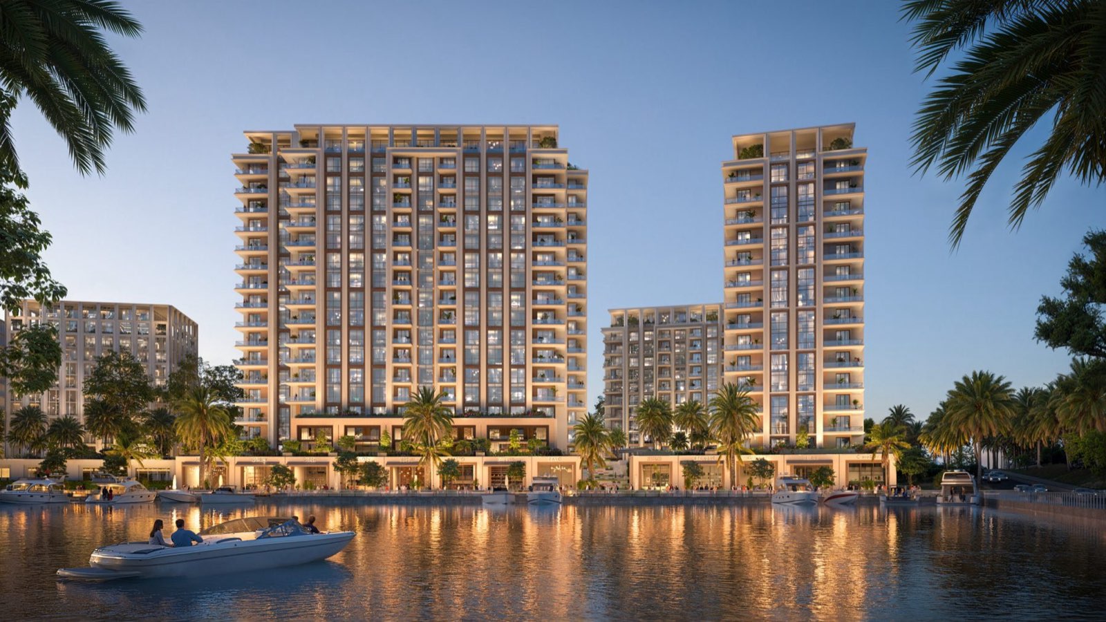 Bayview buildings on Bahrain Bay